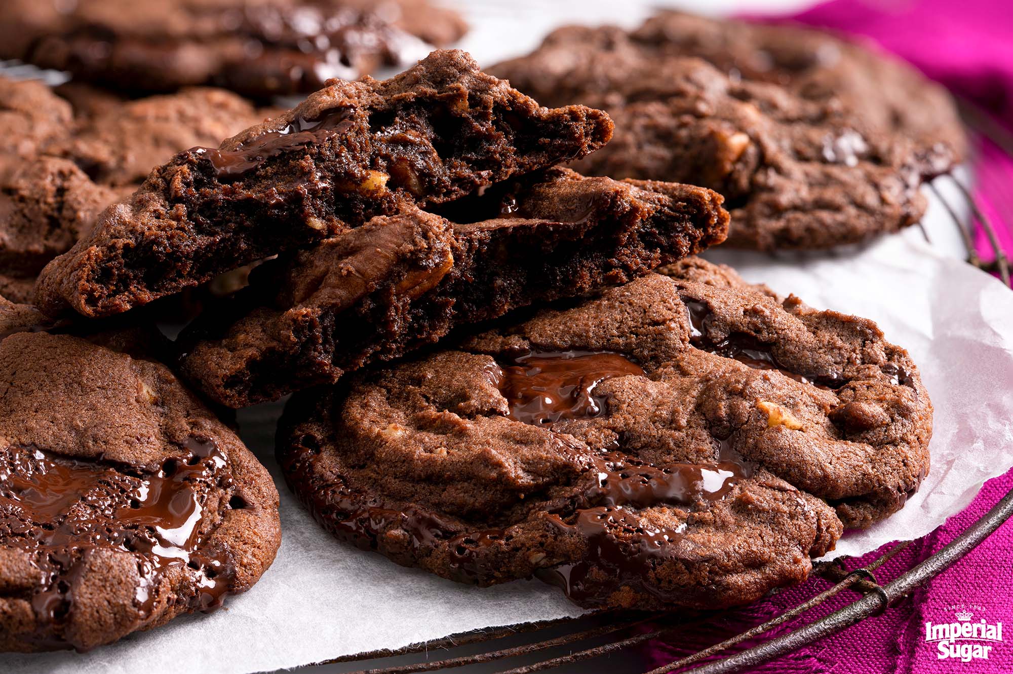 Double Chocolate Chunk Cookies Dixie Crystals 