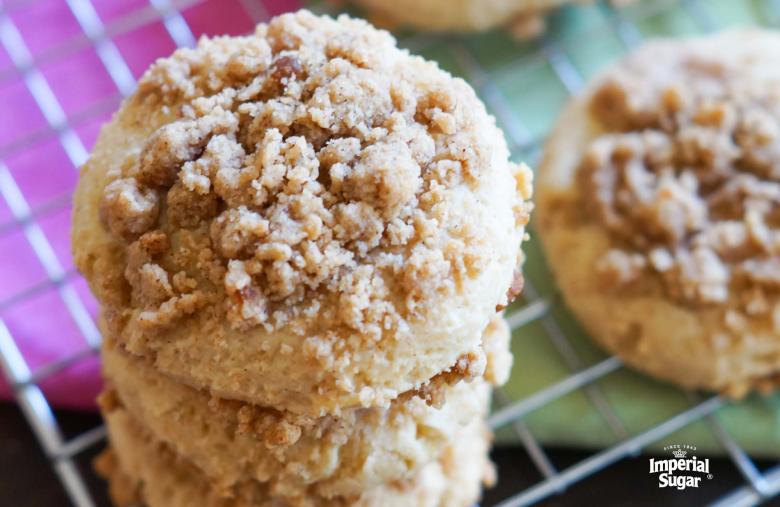 Cream Cheese Coffee Cake Cookies - Dixie Crystals