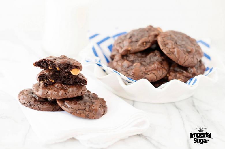 Flourless Chocolate Peanut Butter Cookies - Dixie Crystals