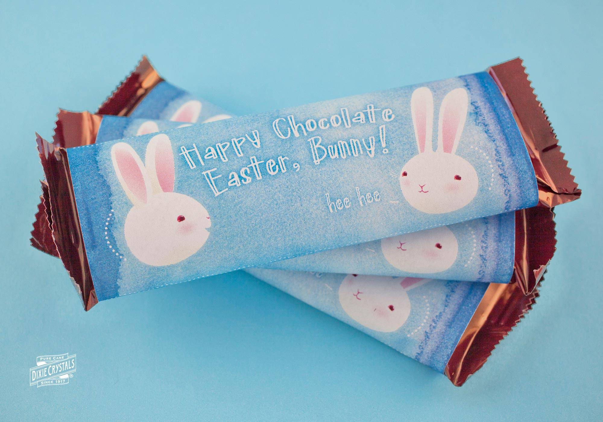easter themed candybar wrappers
