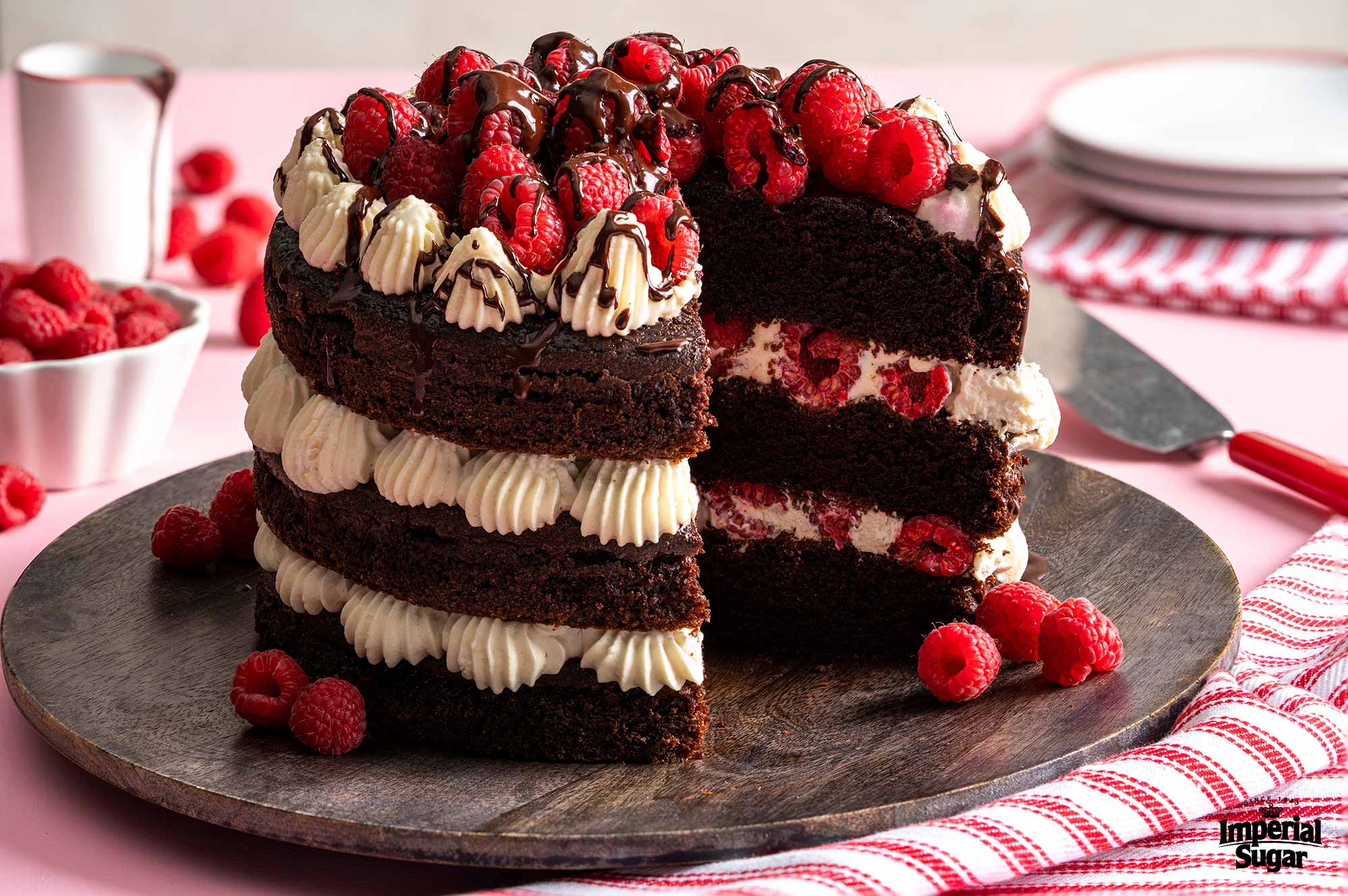 Raspberry Cake with layers