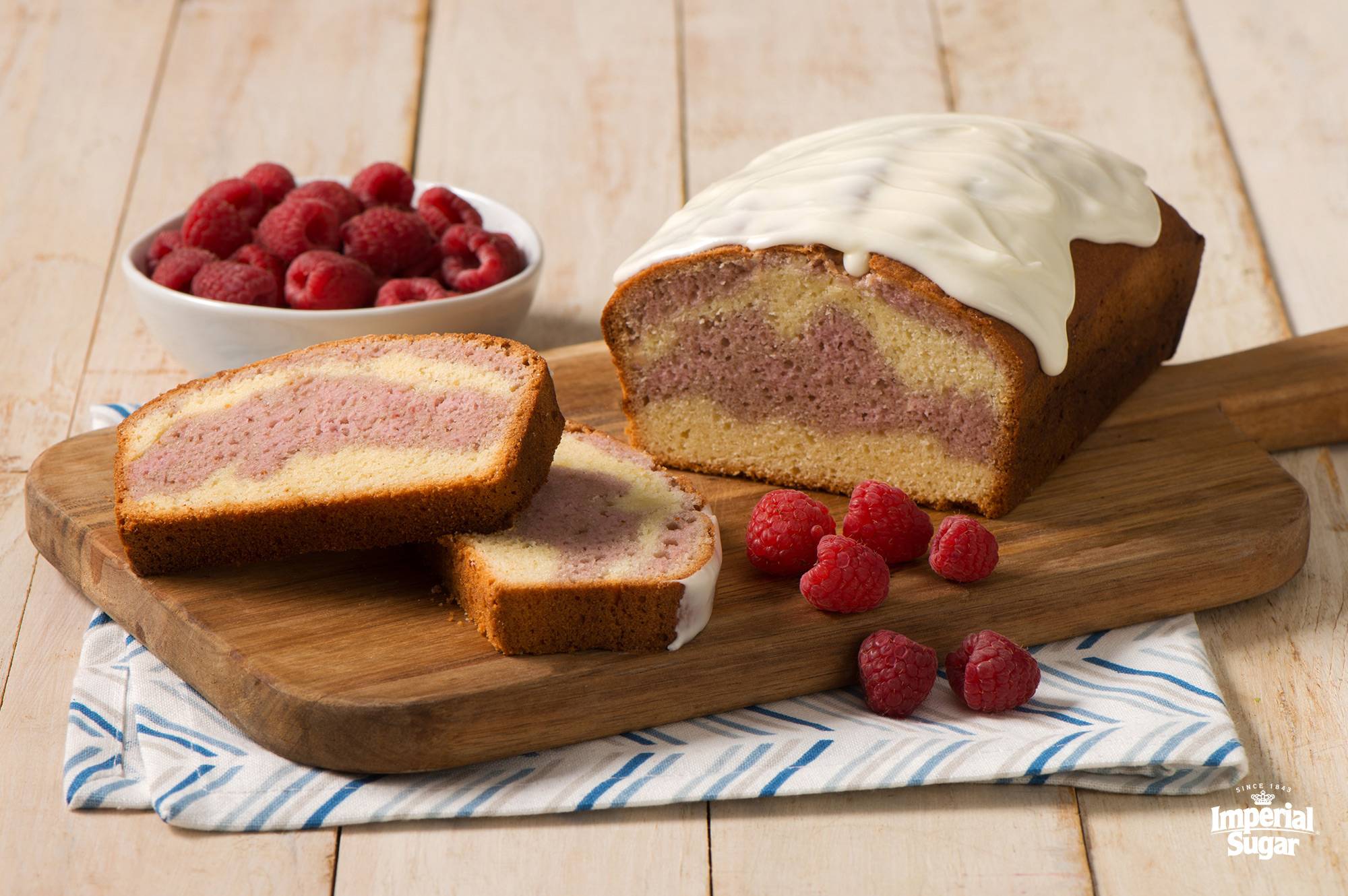 Marbled Raspberry Pound Cake | Punchfork