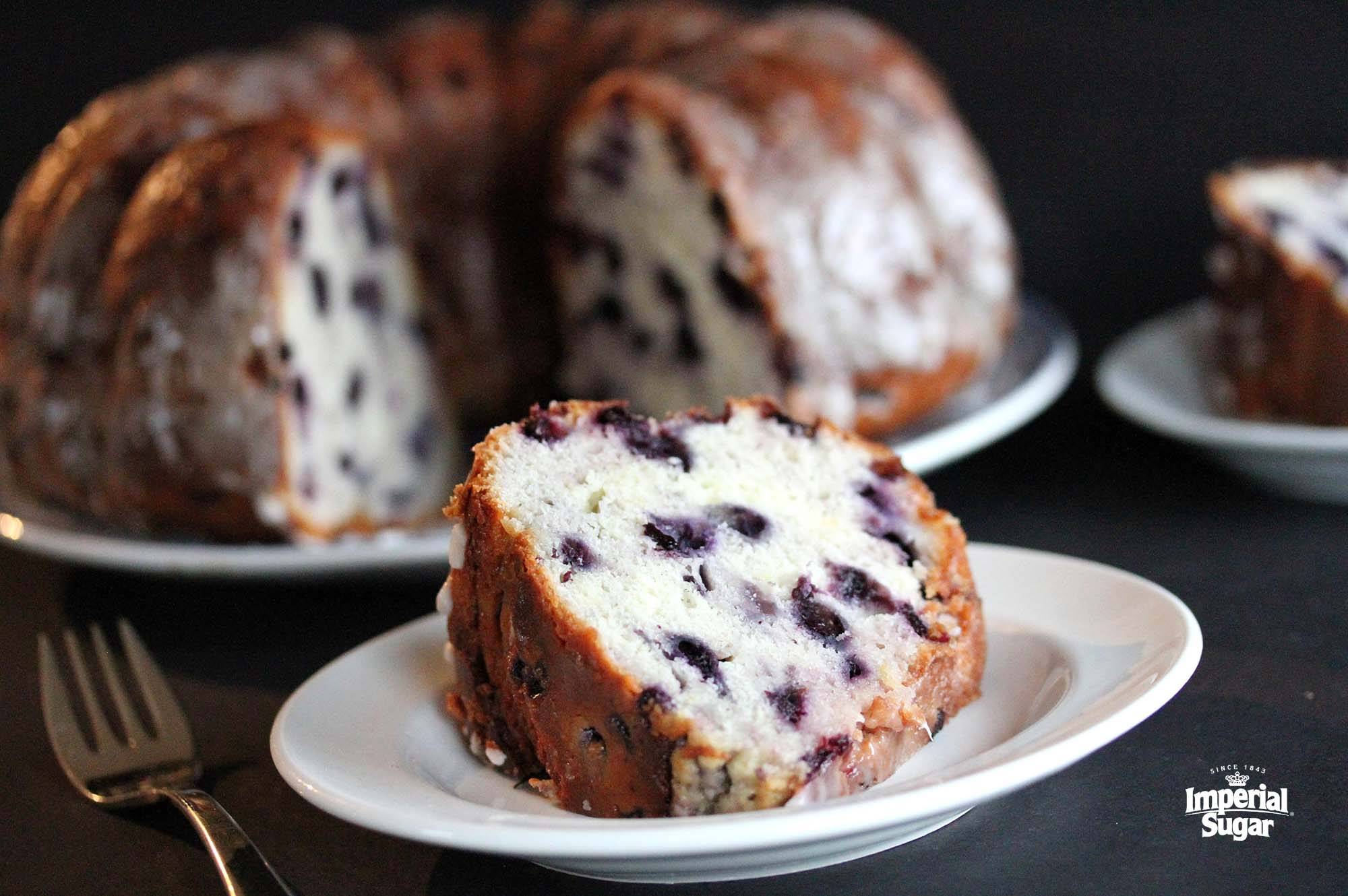 Blueberry Almond Pound Cake - Grandma's Recipe | WhitneyBond.com