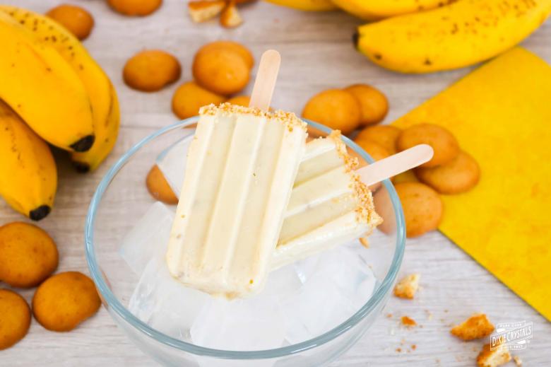 Banana Cream Pie Popsicles