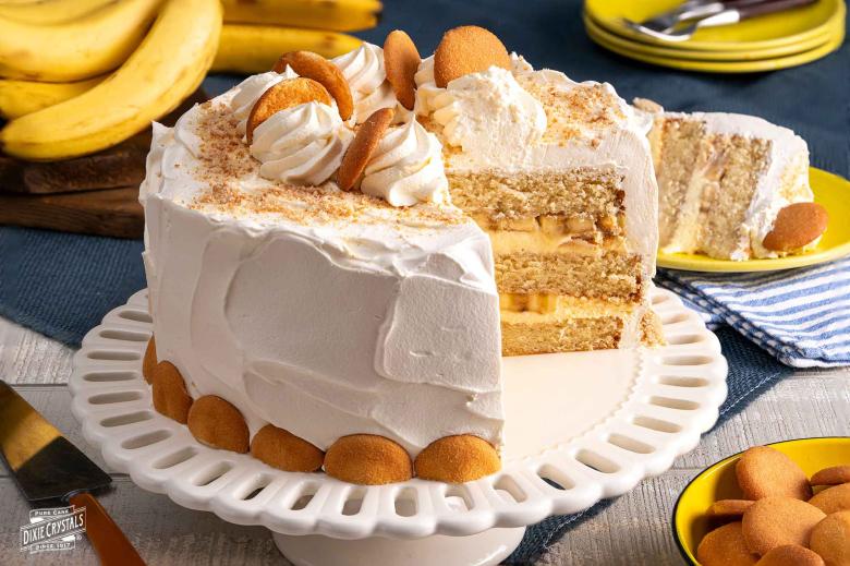 Banana Pudding Cake - Grandbaby Cakes