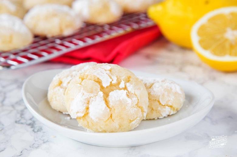 Easy Lemon Crinkle Cookies With Free Printable Tag | Recipe | Lemon cookies  recipes, Lemon crinkle cookies, Crackle cookies