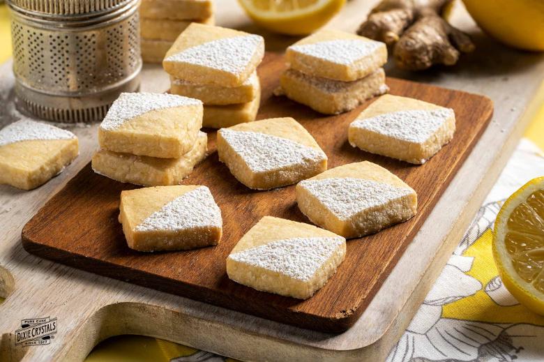 lemon-ginger-shortbread-cookies