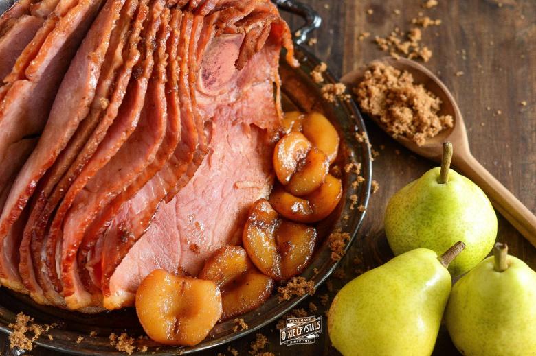 Pear Glazed Ham 