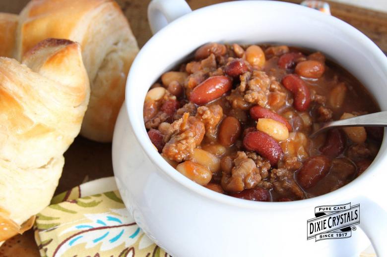 Slow Cooker Cowboy Beans