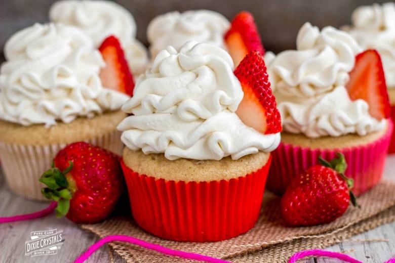 Strawberry Shortcake Cupcakes