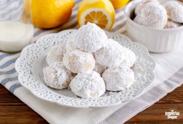Lemon Butterball Cookies