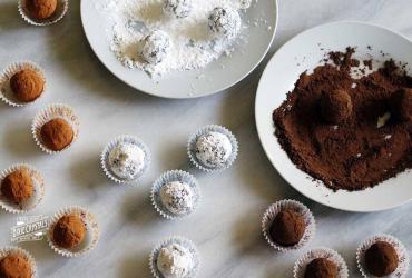 Cocoa Almond Truffles