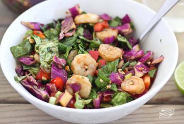 Shrimp Pad Thai Salad