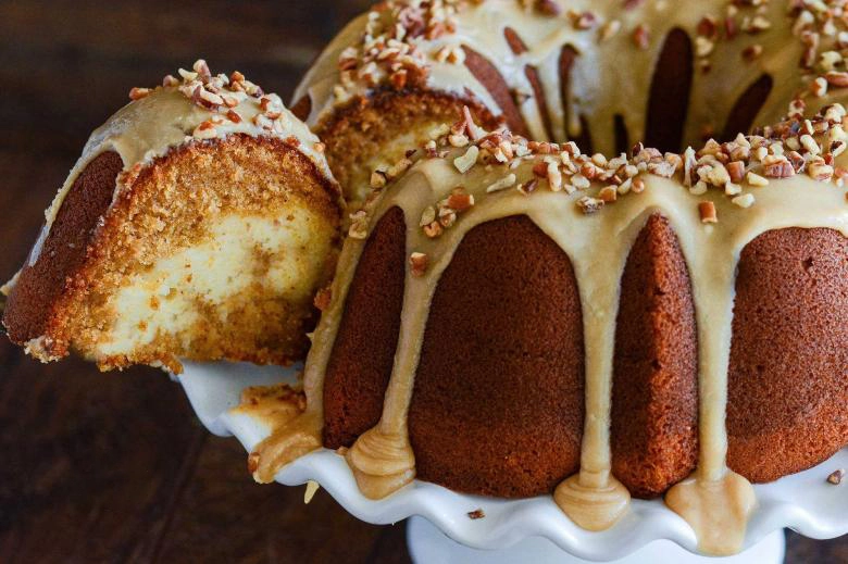 Sweet Potato Cream Cheese Bundt Cake