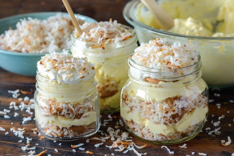 Toasted Coconut Cream Pudding