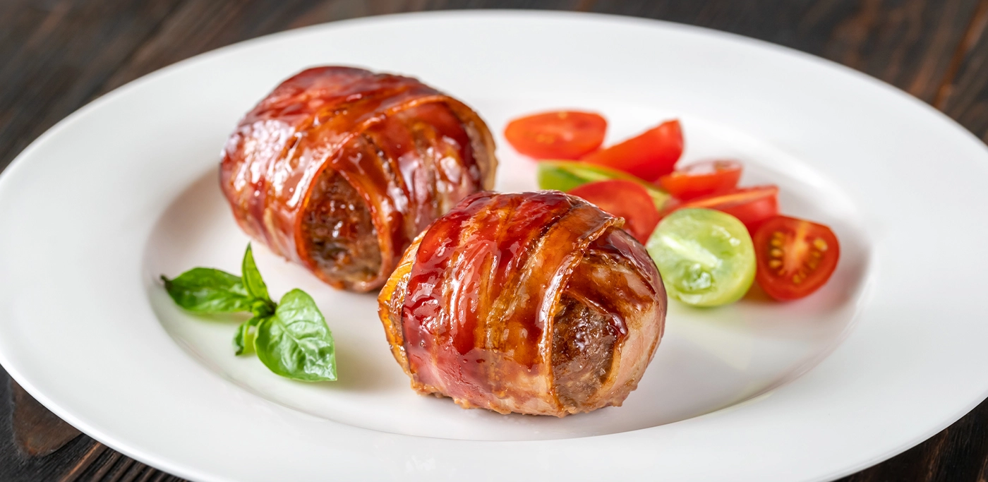 Bacon Wrapped Meatballs