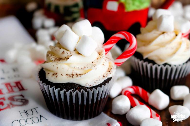 Hot Chocolate Cupcakes - Dixie Crystals