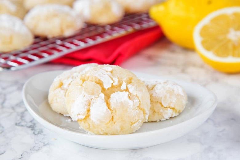 Lemon Crackle Cookies