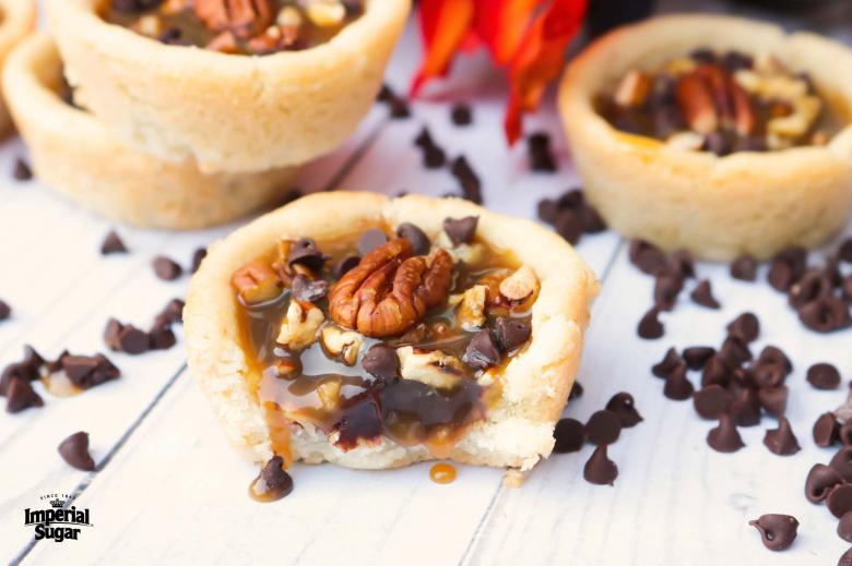 Turtle Cookie Cups - Dixie Crystals