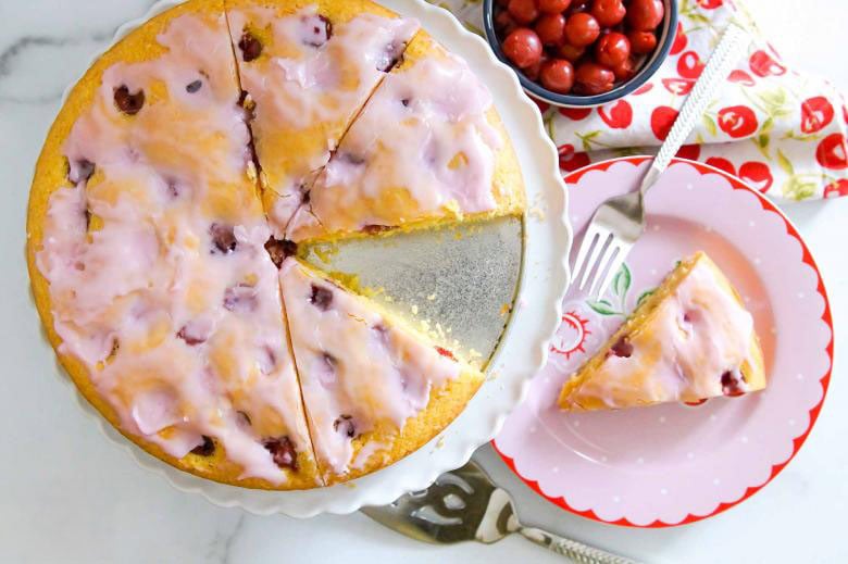 German Sour Cherry Cake