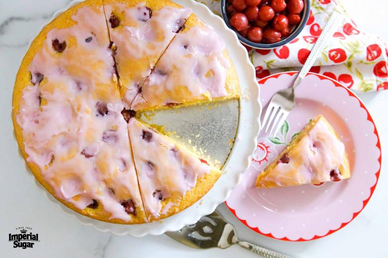 German Sour Cherry Cake