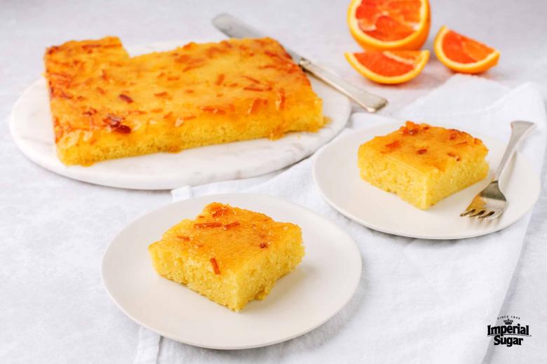 Orange Marmalade Upside Down Cake - Dixie Crystals