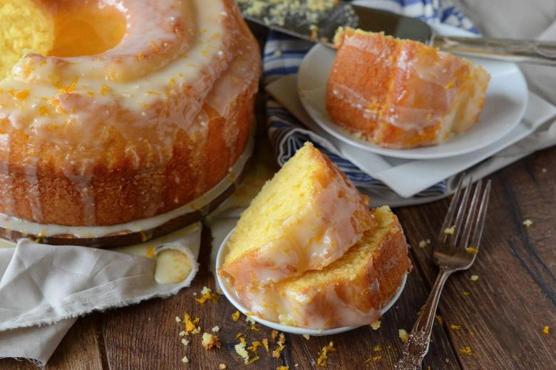 Orange Velvet Pound Cake