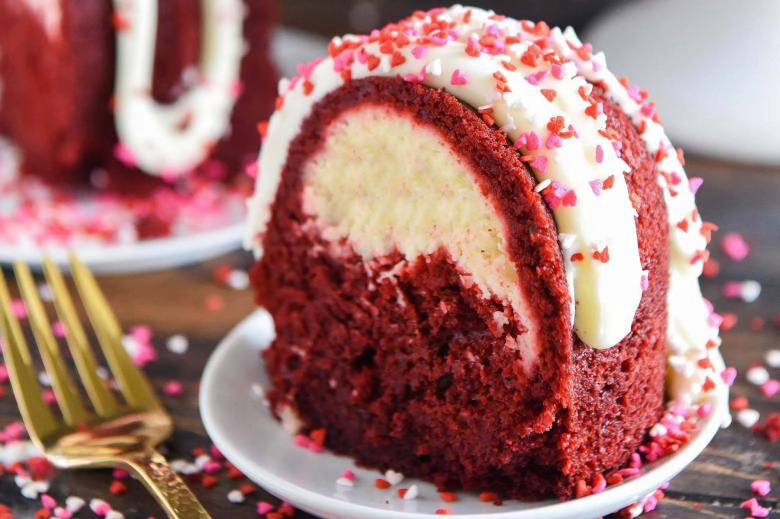 Red Velvet Cream Cheese Bundt Cake