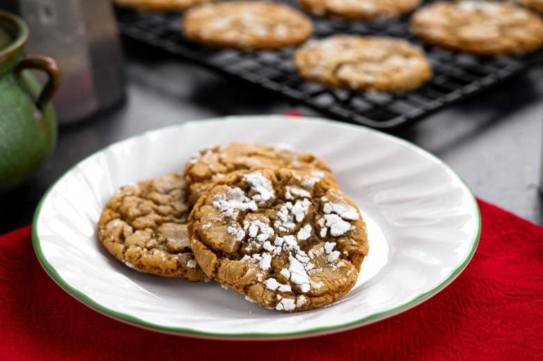 Ginger Crinkle Cookies