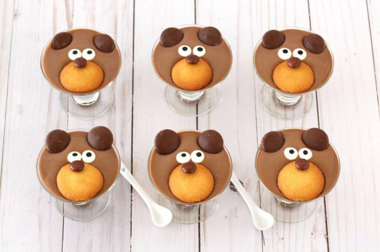 Milk Chocolate Pudding Bears