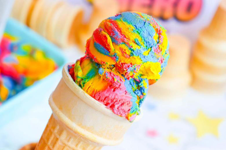 No Churn Superman Ice Cream