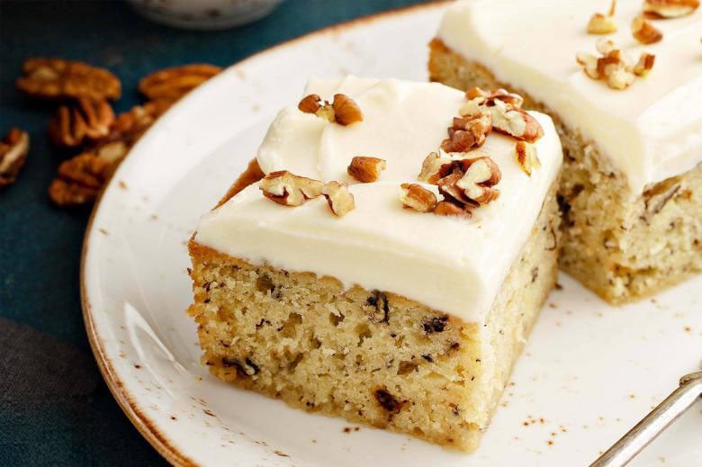 Banana Pecan Cake